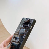 Luxury Square Classic Marble TPU Phone Case Back Cover for iPhone 11/11 Pro/11 Pro Max/XS Max/XR/XS/X/8 Plus/8/7 Plus/7 - halloladies