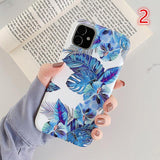 Vintage Green Banana Leaf Phone Case Back Cover for iPhone 11 Pro Max/11 Pro/11/XS Max/XR/XS/X/8 Plus/8 - halloladies