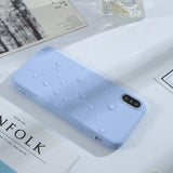 Fashion Candy Color Soft TPU Phone Case Back Cover for iPhone XS Max/XR/XS/X/8 Plus/8/7 Plus/7/6s Plus/6s/6 Plus/6 - halloladies