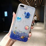 Glitter Gradient Planet Star Phone Case Back Cover - iPhone 11 Pro Max/11 Pro/11/XS Max/XR/XS/X/8 Plus/8/7 Plus/7 - halloladies