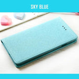 Leather Wallet Magnet Card Holder Flip Soft TPU Glitter Phone Case Back Cover - iPhone 12 Pro Max/12 Pro/12/12 Mini/SE/11 Pro Max/11 Pro/11/XS Max/XR/XS/X/8 Plus/8 - halloladies