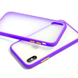 Transparent Anti-shock Frame Silicone Phone Case Back Cover for iPhone 11/11 Pro/11 Pro Max/XS Max/XR/XS/X/8 Plus/8/7 Plus/7 - halloladies