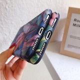 Vintage Tree Leaf Silicone Phone Case Back Cover for iPhone 11 Pro Max/11 Pro/11/XS Max/XR/XS/X/8 Plus/8 - halloladies