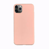Fully Protected Candy Color Soft Silicone Phone Case Back Cover for iPhone 11 Pro Max/11 Pro/11/XS Max/XR/XS/X/8 Plus/8/7 Plus/7 - halloladies
