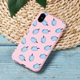 Cute Candy Color Puppy Pug Ice Cream Soft TPU Phone Case Back Cover - iPhone XS Max/XR/XS/X/8 Plus/8/7 Plus/7/6s Plus/6s/6 Plus/6 - halloladies