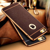 Luxury 3D Leather Retro Soft TPU Silicone Phone Case Back Cover for iPhone 11 Pro Max/11 Pro/11/XS Max/XR/XS/X/8 Plus/8/7 Plus/7 - halloladies