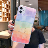Glitter Bling Stars Colorful Soft Phone Case Back Cover - iPhone 12 Pro Max/12 Pro/12/12 Mini/SE/11 Pro Max/11 Pro/11/XS Max/XR/XS/X/8 Plus/8 - halloladies