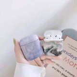 Marble Simple Fashion Airpods Case Wireless Bluetooth Earphone Cases for Airpods - halloladies