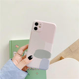 Art Color Abstract Geometry Soft Phone Case Back Cover for iPhone 12 Pro Max/12 Pro/12/12 Mini/SE/11 Pro Max/11 Pro/11/XS Max/XR/XS/X/8 Plus/8 - halloladies