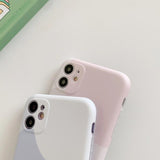 Art Color Abstract Geometry Soft Phone Case Back Cover for iPhone 12 Pro Max/12 Pro/12/12 Mini/SE/11 Pro Max/11 Pro/11/XS Max/XR/XS/X/8 Plus/8 - halloladies