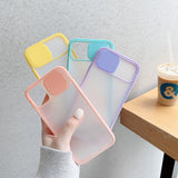 Candy Color Camera Lens Protection Phone Case for iPhone 12 Pro Max/12 Pro/12/12 Mini/SE/11 Pro Max/11 Pro/11/XS Max/XR/XS/X/8 Plus/8 - halloladies