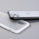 Candy Color Matte Phone Case Acrylic Back Cover Simple Contrast for iPhone 12 Pro Max/12 Pro/12/12 Mini/SE/11 Pro Max/11 Pro/11/XS Max/XR/XS/X/8 Plus/8 - halloladies