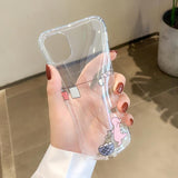 Cartoon Dinosaur Couples Transparent Soft Silicone Phone Case for iPhone 12 Pro Max/12 Pro/12/12 Mini/SE/11 Pro Max/11 Pro/11/XS Max/XR/XS/X/8 Plus/8 - halloladies