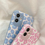 Cartoon Relief Leopard Print Soft Phone Back Cover for iPhone 12 Pro Max/12 Pro/12/12 Mini/11 Pro Max/11 Pro/11/XS Max/XR/XS/X/8 Plus/8/7 Plus/7 - halloladies
