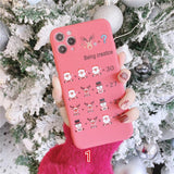 Christmas Deer Snowman Santa Soft Phone Case Back Cover for iPhone 12 Pro Max/12 Pro/12/12 Mini/SE/11 Pro Max/11 Pro/11/XS Max/XR/XS/X/8 Plus/8 - halloladies