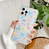 Cute 3D Cartoon Animal Dinosaur Clear Soft Phone Case Back Cover  for iPhone 12 Pro Max/12 Pro/12/12 Mini/SE/11 Pro Max/11 Pro/11/XS Max/XR/XS/X/8 Plus/8