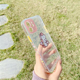 Cute Dinosaur Unicorn Print Soft Phone Case Back Cover for iPhone 12 Pro Max/12 Pro/12/12 Mini/SE/11 Pro Max/11 Pro/11/XS Max/XR/XS/X/8 Plus/8