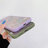 Cute Flower Camera Protector Matte Soft Phone Case for iPhone 12 Pro Max/12 Pro/12/12 Mini/SE/11 Pro Max/11 Pro/11/XS Max/XR/XS/X/8 Plus/8 - halloladies