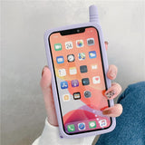 Purple Silicone iPhone Case