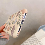 Cute Rabbit Soft Phone Case Back Cover for iPhone 12 Pro Max/12 Pro/12/12 Mini/SE/11 Pro Max/11 Pro/11/XS Max/XR/XS/X/8 Plus/8