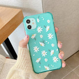 Daisy Flower Clear Soft Phone Case Back Cover for iPhone 12 Pro Max/12 Pro/12/12 Mini/SE/11 Pro Max/11 Pro/11/XS Max/XR/XS/X/8 Plus/8 - halloladies