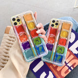 Drawing Box Soft Cute Phone Case for iPhone 12 Pro Max/12 Pro/12/12 Mini/SE/11 Pro Max/11 Pro/11/XS Max/XR/XS/X/8 Plus/8 - halloladies
