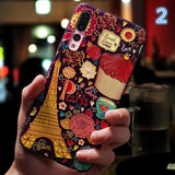 Art Cartoon Paint Phone Case Back Cover for iPhone 12 Pro Max/12 Pro/12/12 Mini/SE/11 Pro Max/11 Pro/11/XS Max/XR/XS/X/8 Plus/8 - halloladies