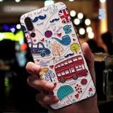 Art Cartoon Paint Phone Case Back Cover for iPhone 12 Pro Max/12 Pro/12/12 Mini/SE/11 Pro Max/11 Pro/11/XS Max/XR/XS/X/8 Plus/8 - halloladies