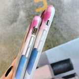 Watercolor Painting Scrub Soft TPU Phone Case Back Cover for iPhone XS Max/XR/XS/X/8 Plus/8/7 Plus/7/6s Plus/6s/6 Plus/6 - halloladies