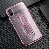 Ring Stand Holder Silicone Phone Case Back Cover for iPhone XS Max/XR/XS/X/8 Plus/8/7 Plus/7/6s Plus/6s/6 Plus/6 - halloladies