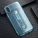 Ring Stand Holder Silicone Phone Case Back Cover for iPhone XS Max/XR/XS/X/8 Plus/8/7 Plus/7/6s Plus/6s/6 Plus/6 - halloladies