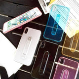 Ring Stand Holder Silicone Phone Case Back Cover for iPhone XS Max/XR/XS/X/8 Plus/8/7 Plus/7/6s Plus/6s/6 Plus/6 - halloladies