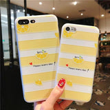 Fruit Pattern Lemon Phone Case Back Cover - iPhone 11 Pro Max/11 Pro/11/XS Max/XR/XS/X/8 Plus/8/7 Plus/7/6s Plus/6s/6 Plus/6 - halloladies