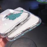 Funny Couples Dinosaur Transparent Soft Phone Case Back Cover for iPhone 12 Pro Max/12 Pro/12/12 Mini/SE/11 Pro Max/11 Pro/11/XS Max/XR/XS/X/8 Plus/8 - halloladies