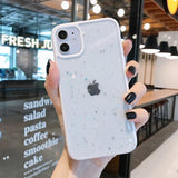 Glitter Star Candy Color Clear Soft Phone Case Back Cover for iPhone 12 Pro Max/12 Pro/12/12 Mini/SE/11 Pro Max/11 Pro/11/XS Max/XR/XS/X/8 Plus/8 - halloladies
