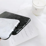 Granite Marble Soft TPU Phone Case Back Cover - iPhone SE/11 Pro Max/11 Pro/11/XS Max/XR/XS/X/8 Plus/8/7 Plus/7/6s Plus/6s/6 Plus/6 - halloladies