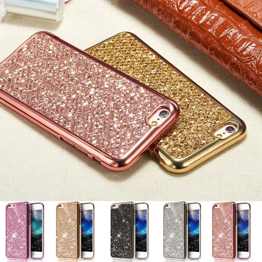 Glitter Bling Shining Phone Case Back Cover for iPhone XS Max/XR/XS/X/8 Plus/8/7 Plus/7/6s Plus/6s/6 Plus/6 - halloladies