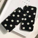 Retro Daisy Flowers Phone Case Back Cover for iPhone XS Max/XR/XS/X/8 Plus/8/7 Plus/7/6s Plus/6s/6 Plus/6 - halloladies