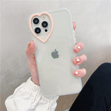 Love Lens Silicone Clear Soft Phone Case Back Cover  for iPhone 12 Pro Max/12 Pro/12/12 Mini/SE/11 Pro Max/11 Pro/11/XS Max/XR/XS/X/8 Plus/8