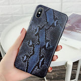 Fashion Snake Crocodile Skin Pattern Soft IMD Phone Case Back Cover - iPhone XS Max/XR/XS/X/8 Plus/8/7 Plus/7/6s Plus/6s/6 Plus/6 - halloladies