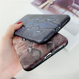 Fashion Snake Crocodile Skin Pattern Soft IMD Phone Case Back Cover - iPhone XS Max/XR/XS/X/8 Plus/8/7 Plus/7/6s Plus/6s/6 Plus/6 - halloladies