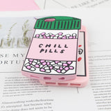 Chill Pills Love Polion Soft Silicone Phone Case Back Cover - iPhone 12/12 pro/12pro max/12mini/11/11pro/11pro max/XS Max/XR/XS/X/8 Plus/8/7 Plus/7/6s Plus/6s/6 Plus/6 - halloladies