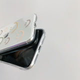 Lucky Smile Face Transparent Soft Phone Case Back Cover for iPhone 12 Pro Max/12 Pro/12/12 Mini/SE/11 Pro Max/11 Pro/11/XS Max/XR/XS/X/8 Plus/8 - halloladies