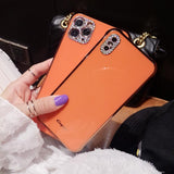 Luxury Diamond Camera Soft Phone Case Back Cover for iPhone 12 Pro Max/12 Pro/12/12 Mini/SE/11 Pro Max/11 Pro/11/XS Max/XR/XS/X/8 Plus/8 - halloladies