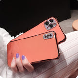 Luxury Diamond Camera Soft Phone Case Back Cover for iPhone 12 Pro Max/12 Pro/12/12 Mini/SE/11 Pro Max/11 Pro/11/XS Max/XR/XS/X/8 Plus/8 - halloladies