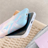 Marble Oil Painting Soft Phone Case Back Cover for iPhone 12 Pro Max/12 Pro/12/12 Mini/SE/11 Pro Max/11 Pro/11/XS Max/XR/XS/X/8 Plus/8 - halloladies