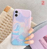 Marble Oil Painting Soft Phone Case Back Cover for iPhone 12 Pro Max/12 Pro/12/12 Mini/SE/11 Pro Max/11 Pro/11/XS Max/XR/XS/X/8 Plus/8 - halloladies