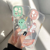 Cute Dinosaur Unicorn Print Soft Phone Case Back Cover for iPhone 12 Pro Max/12 Pro/12/12 Mini/SE/11 Pro Max/11 Pro/11/XS Max/XR/XS/X/8 Plus/8