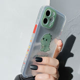 Cute Dinosaur Unicorn Print Soft Phone Case Back Cover for iPhone 12 Pro Max/12 Pro/12/12 Mini/SE/11 Pro Max/11 Pro/11/XS Max/XR/XS/X/8 Plus/8