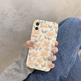 Oil Painting Flower Soft Phone Case Back Cover for iPhone 12 Pro Max/12 Pro/12/12 Mini/SE/11 Pro Max/11 Pro/11/XS Max/XR/XS/X/8 Plus/8